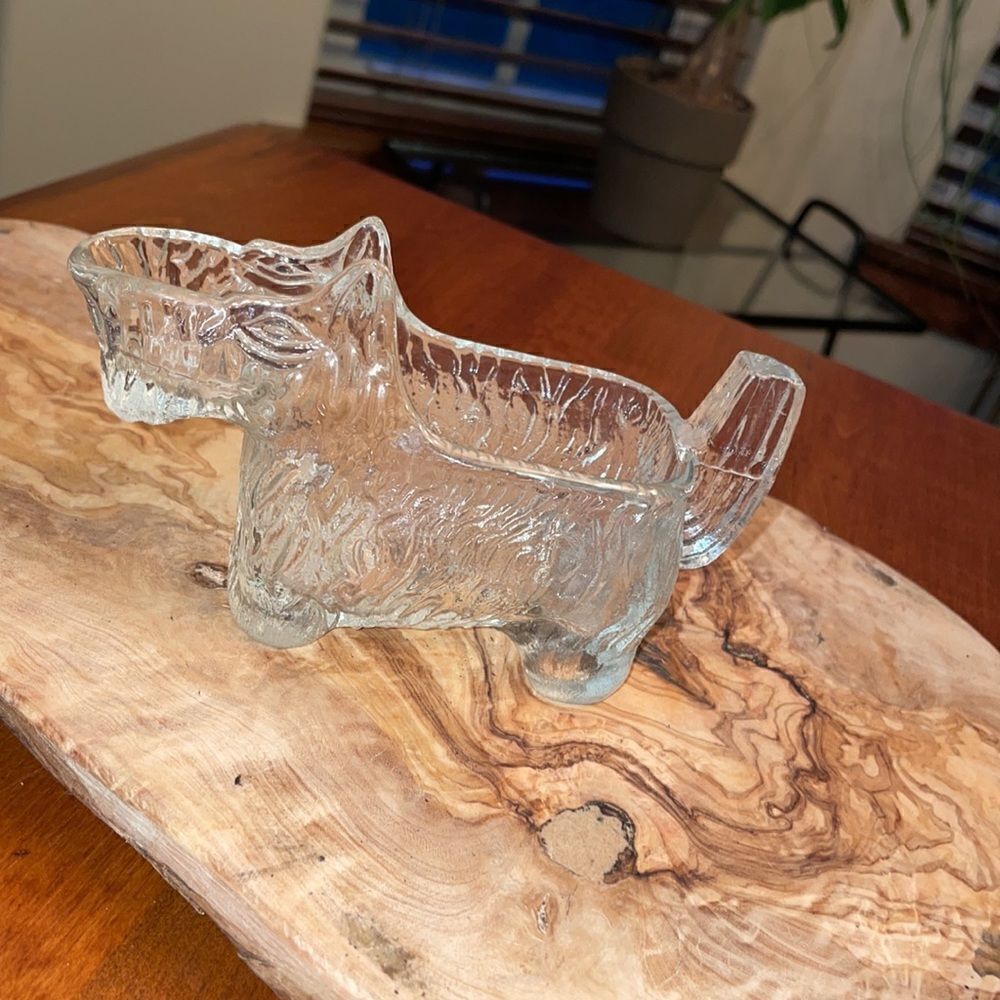 Vintage Scottie Dog Glass Creamer